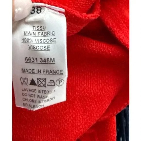 Balmain red knit cut out jumpsuit size 38  Flared Halter Runway 2015 US size 6 - Picture 11 of 16